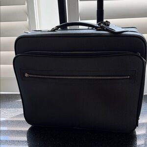 Louis Vuitton Pilot Briefcase Taiga Leather Ardoise Black